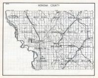 Monona County Map, Iowa State Atlas 1930c